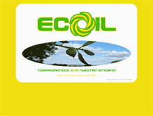 Tablet Screenshot of ecoil-es.com